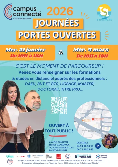 Journées portes ouvertes Campus connecté à La Seyne-sur-Mer