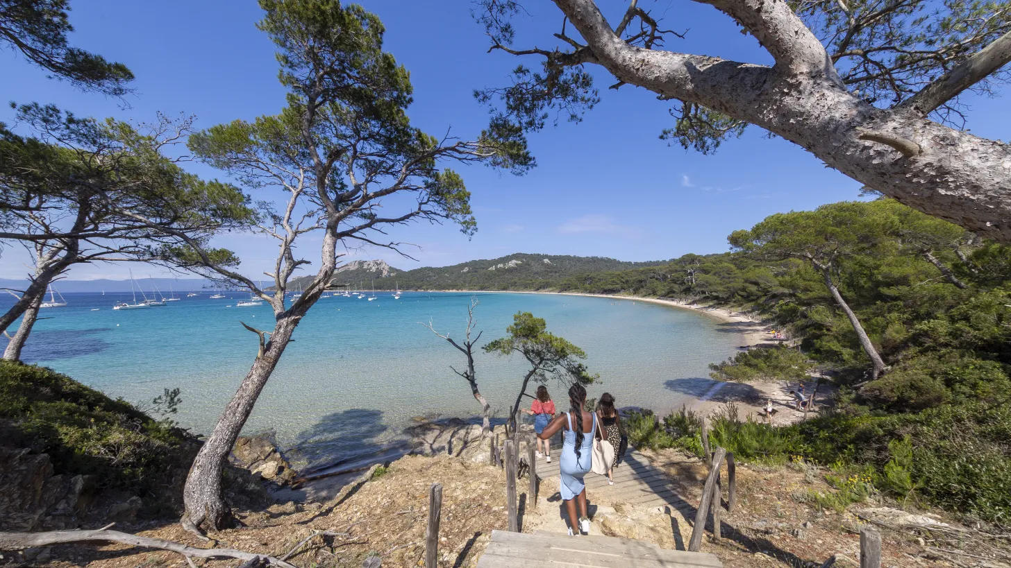 Île de Porquerolles plage Notre-Dame