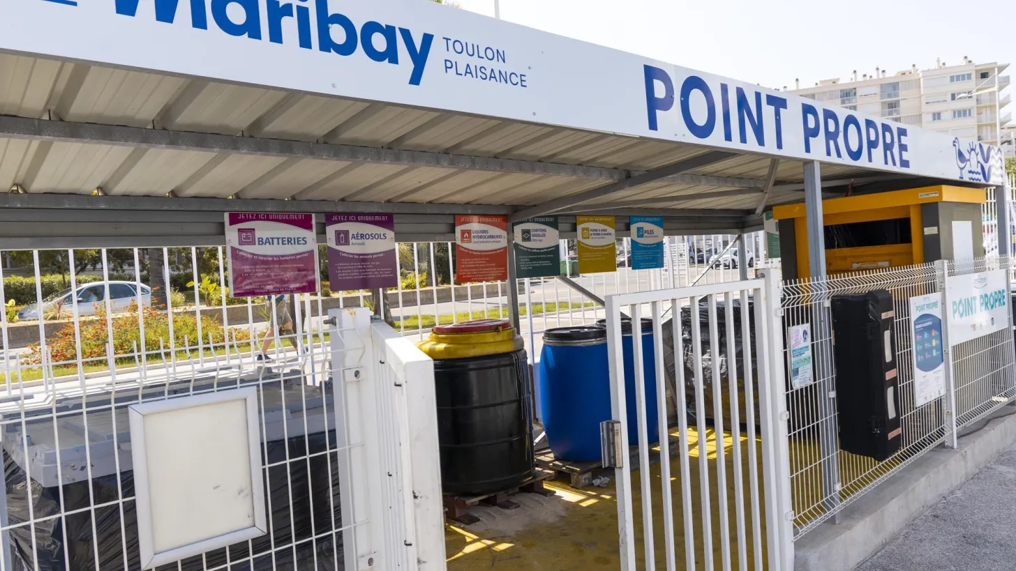 Point propre - ports de plaisance de la rade de Toulon