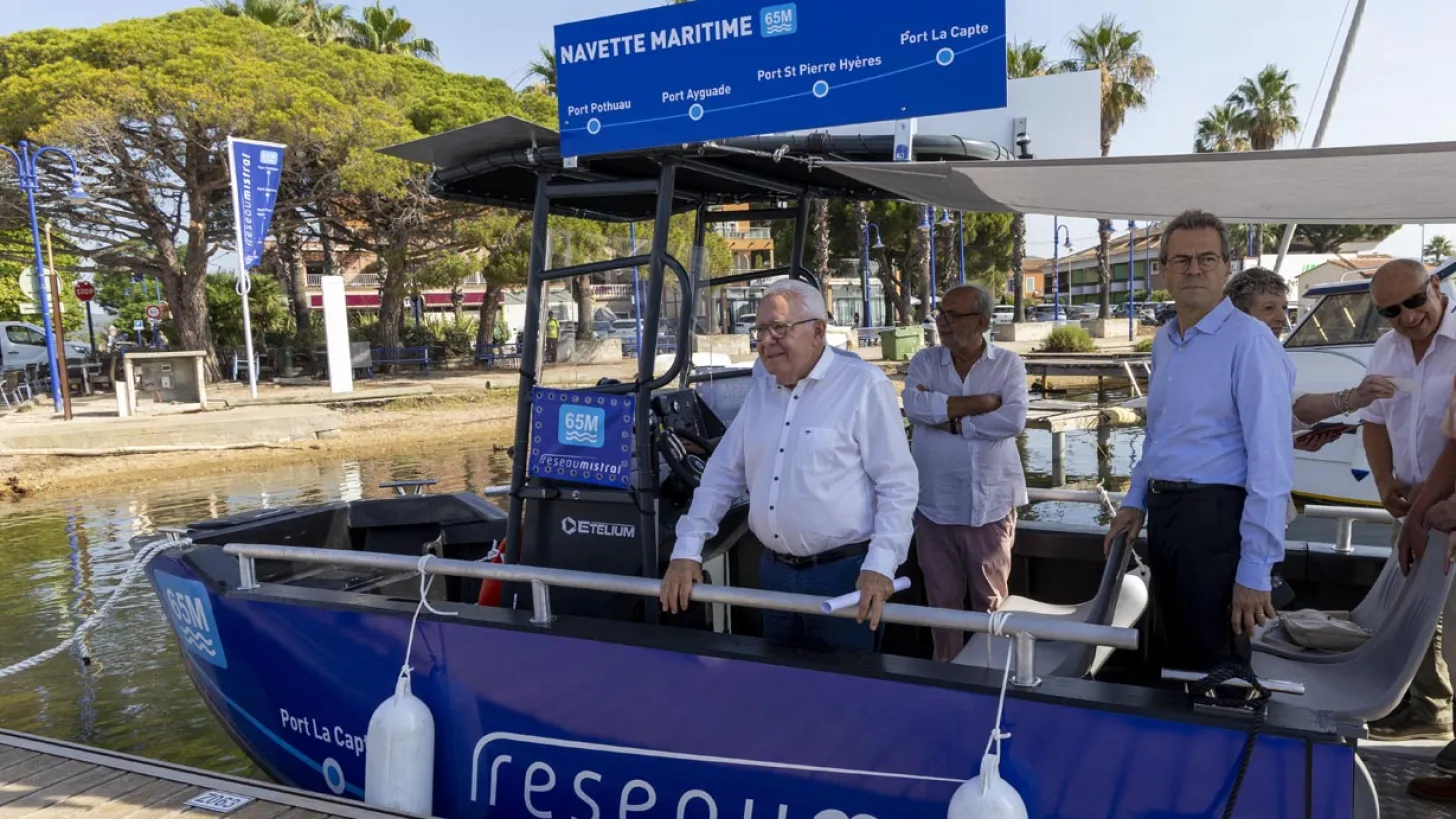 Inauguration de la ligne de cabotage M65