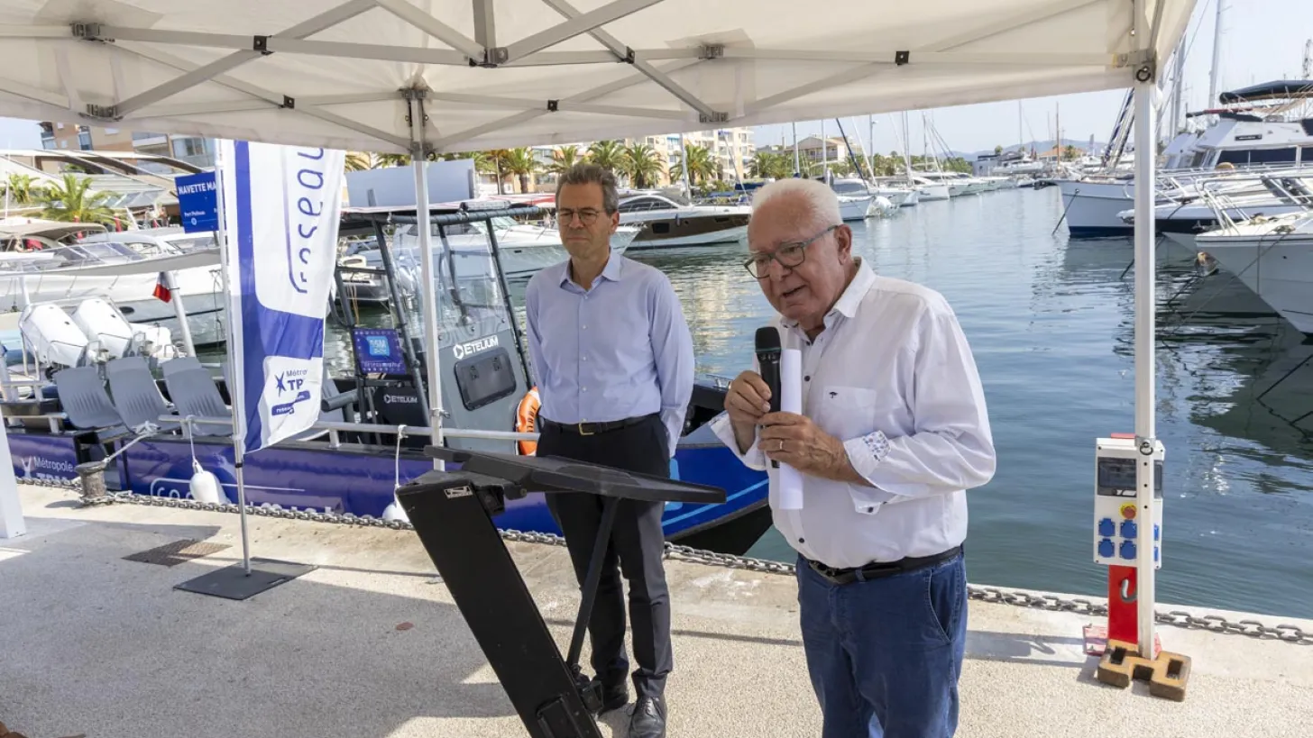 Inauguration de la ligne de cabotage M65
