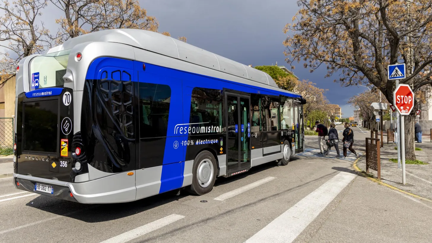 Nouveau bus électrique réseau Mistral