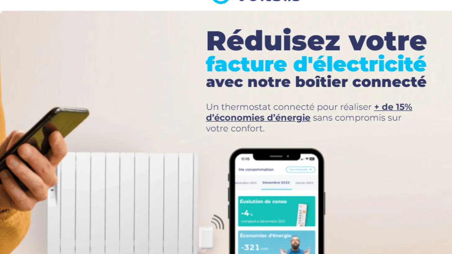 Thermostat connecté Voltalis