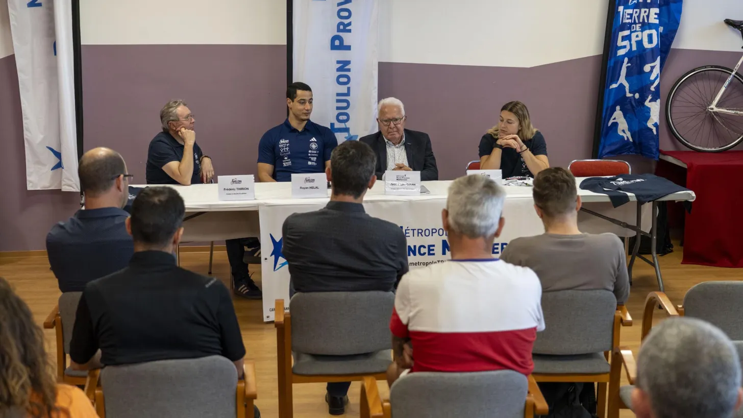 Mathilde Gros et Jean-Pierre Giran au Vélodrome TPM