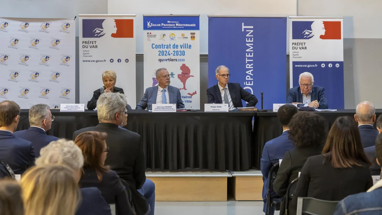 Signature Contrat de ville - Toulon le 10 octobre 2024