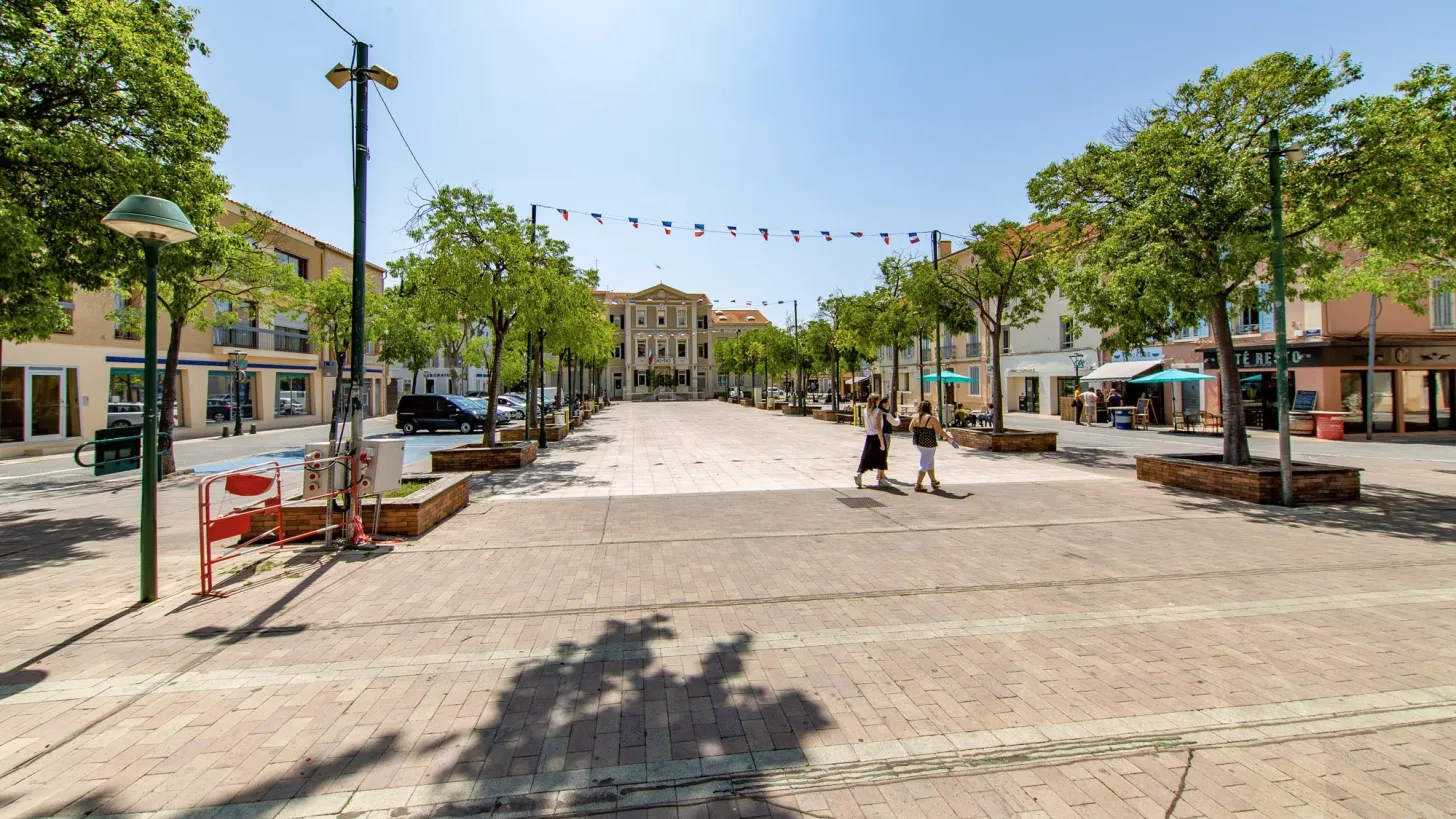 Le centre-ville de La Garde