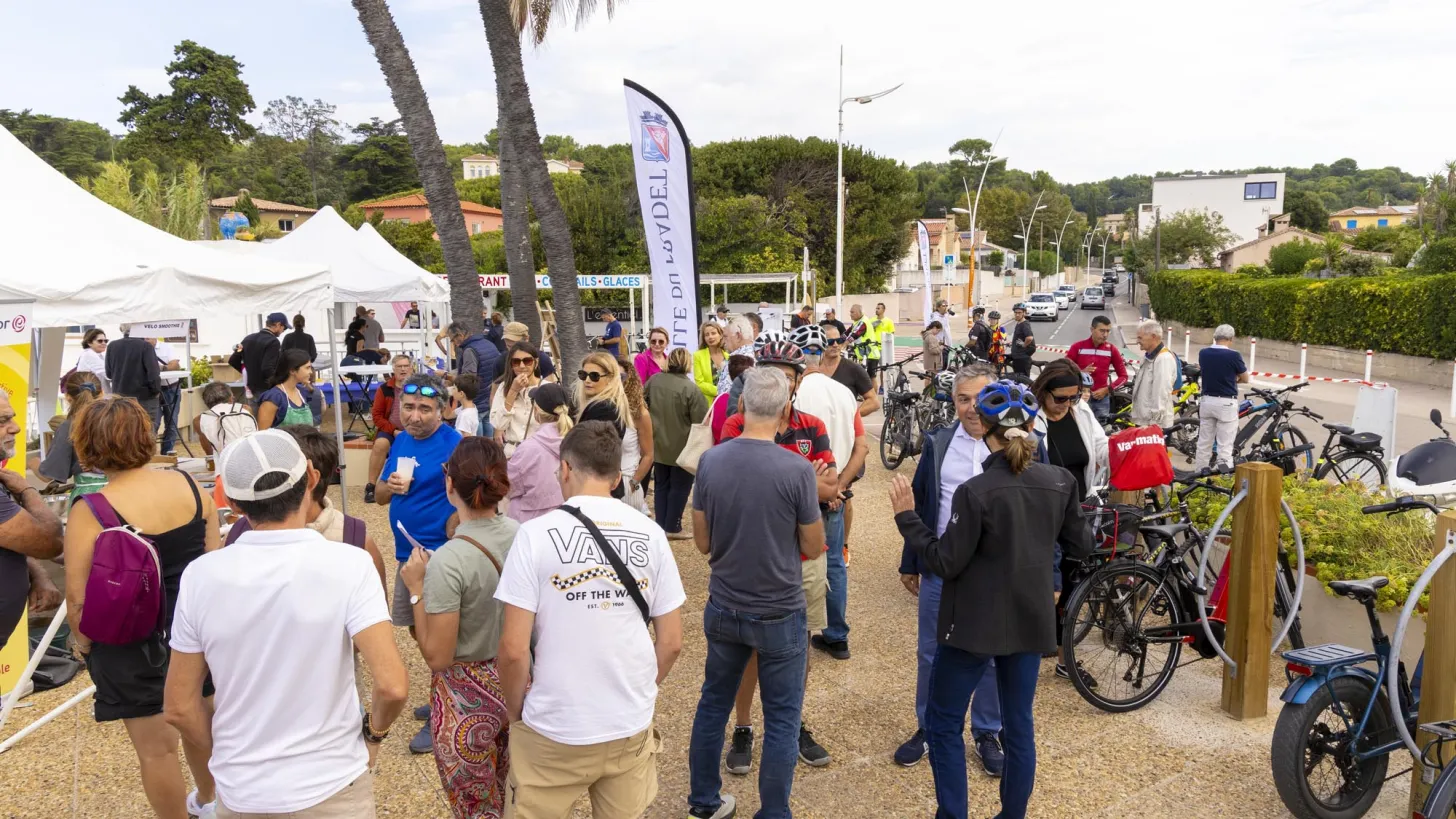 Inauguration - piste cyclable de la Garonne au Pradet