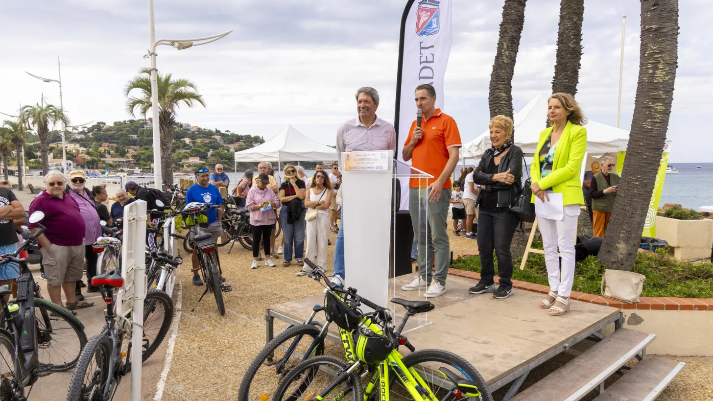 Inauguration - piste cyclable de la Garonne au Pradet
