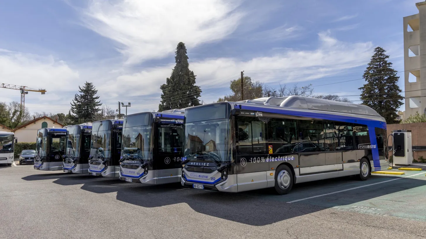 Nouveaux bus électriques réseau Mistral