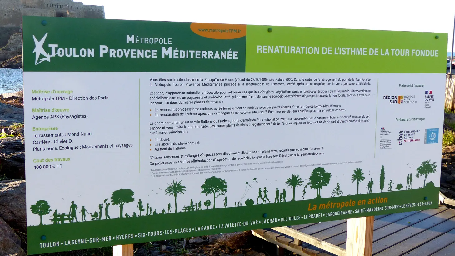 Panneau explicatif ©Jean-Laurent Félizia 