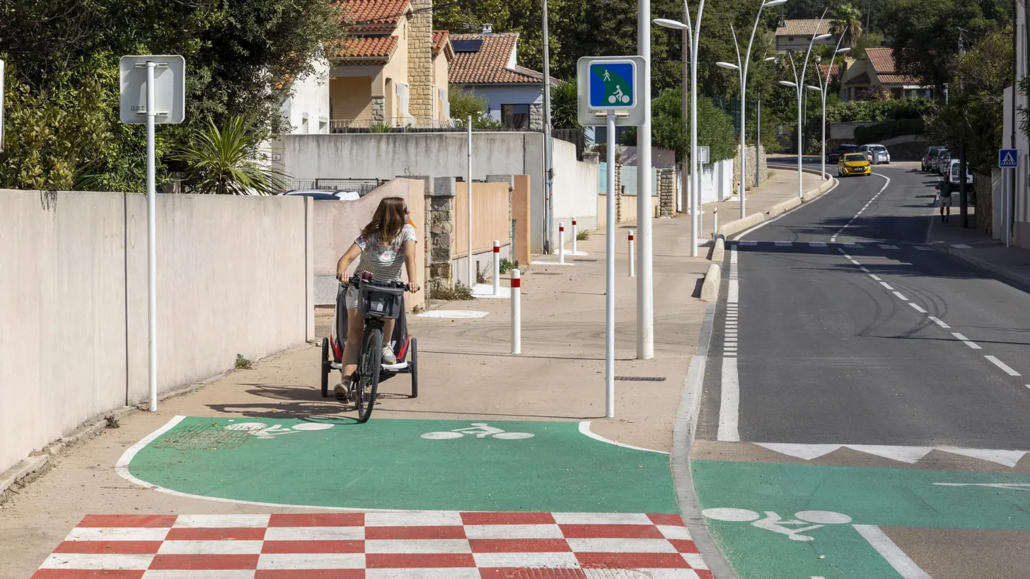 Piste cyclable de la Garonne au Pradet