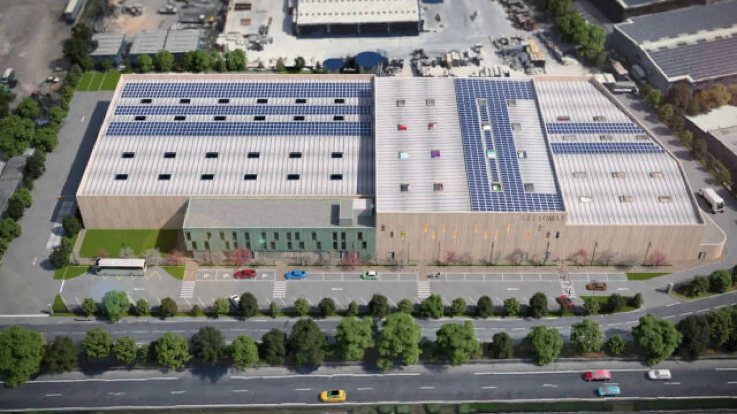 Vue face Centre de tri La Farlède ©Clarisse Brayet