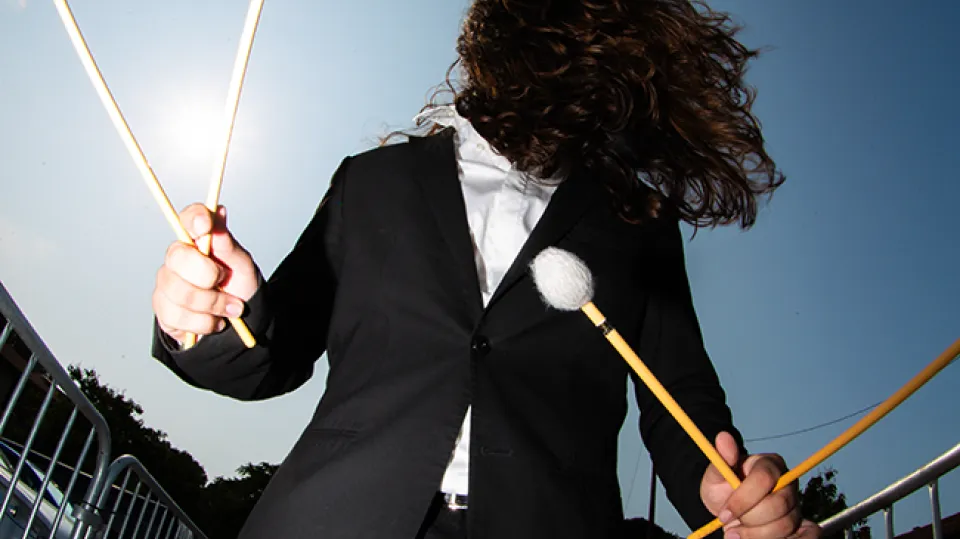 Elève du conservatoire TPM ©Photo Hugues Doerr