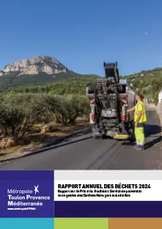 Couverture du Rapport Annuel des déchets 2024
