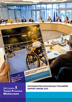 Couverture du Rapport Annuel 2024 Commission Intercommunale pour l'Accessibilité
