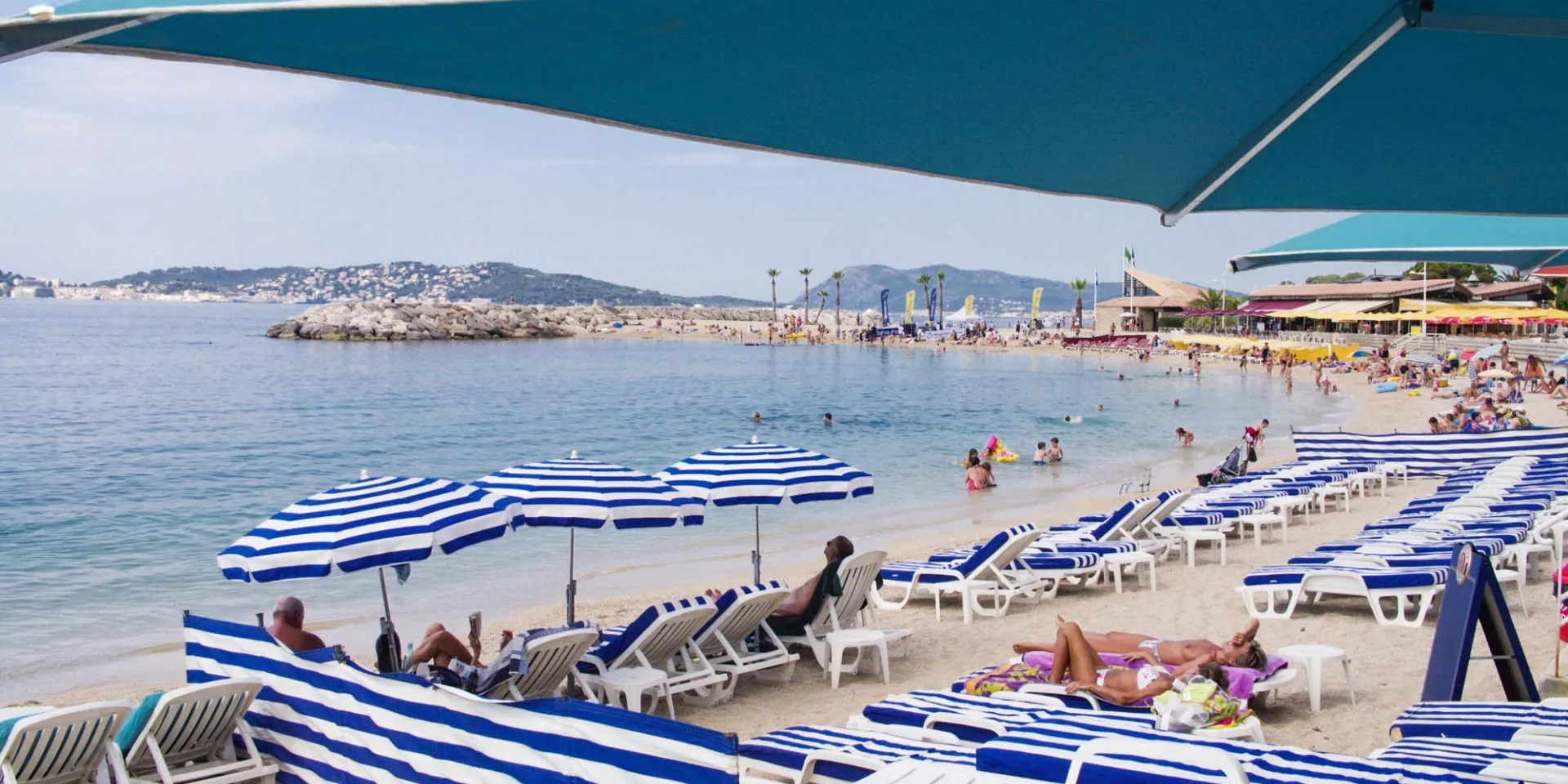 Plages du Mourillon à Toulon