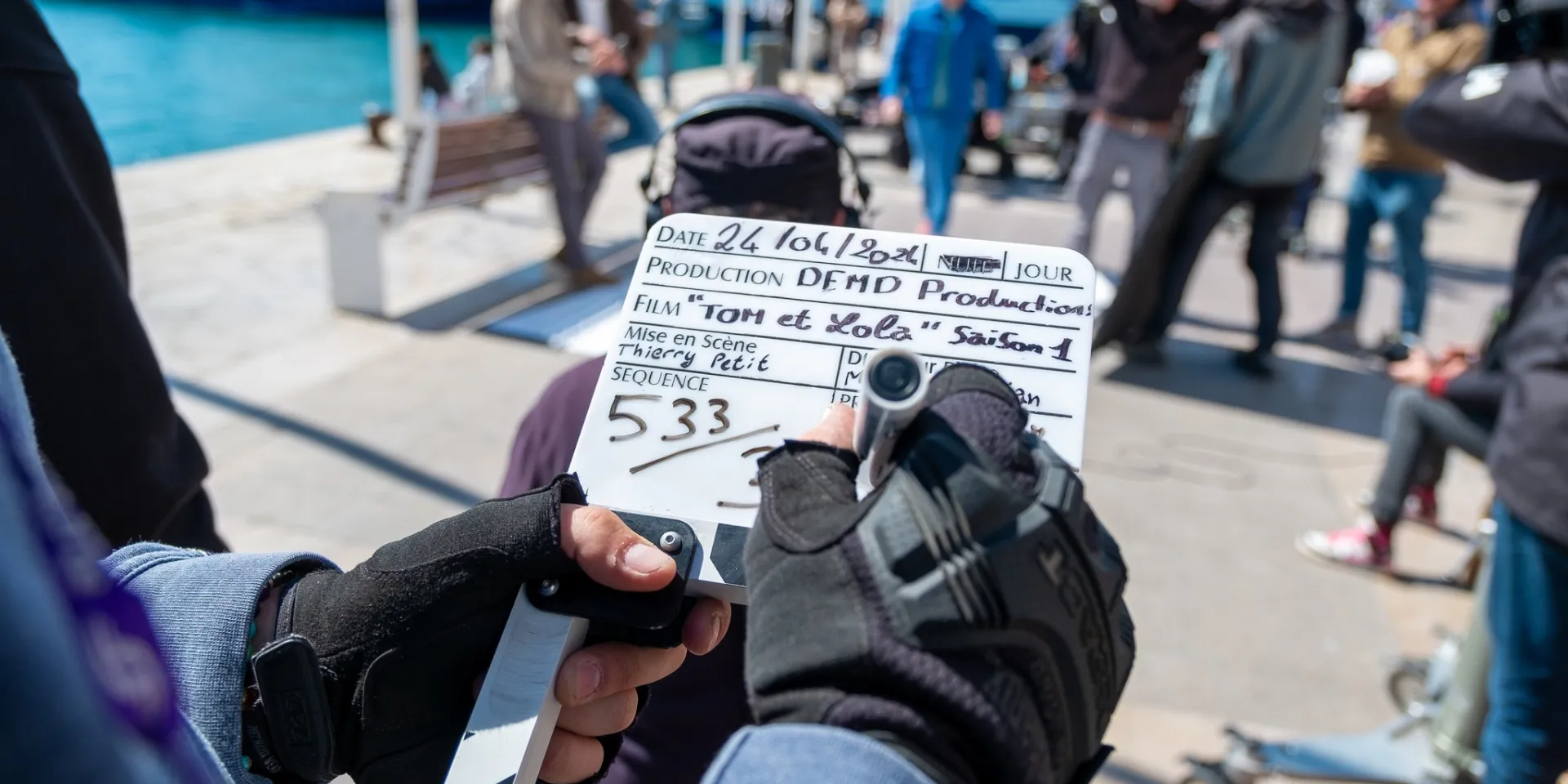 serie Tom et Lola tournage