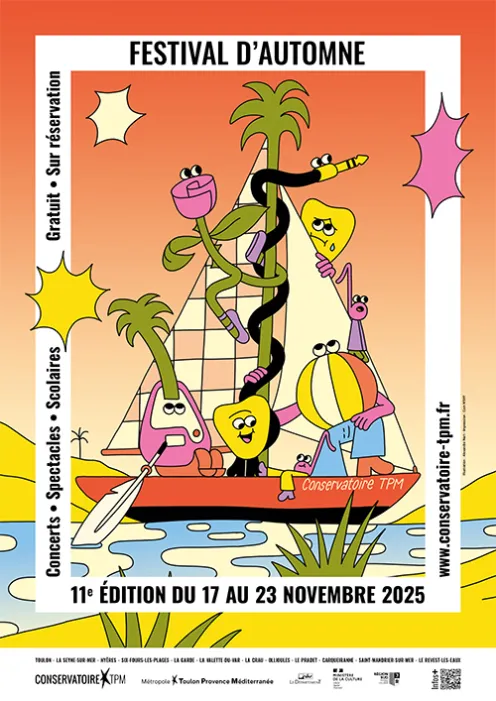 Affiche Festival d'Automne du Conservatoire TPM