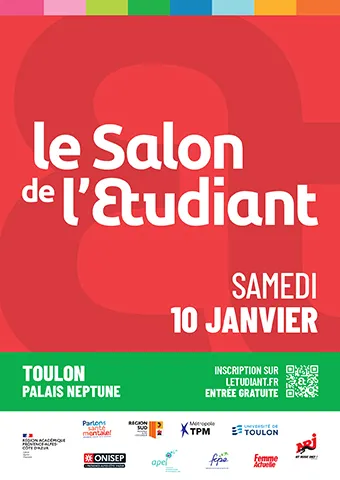 Affiche Salon de l'Etudiant Toulon 2026