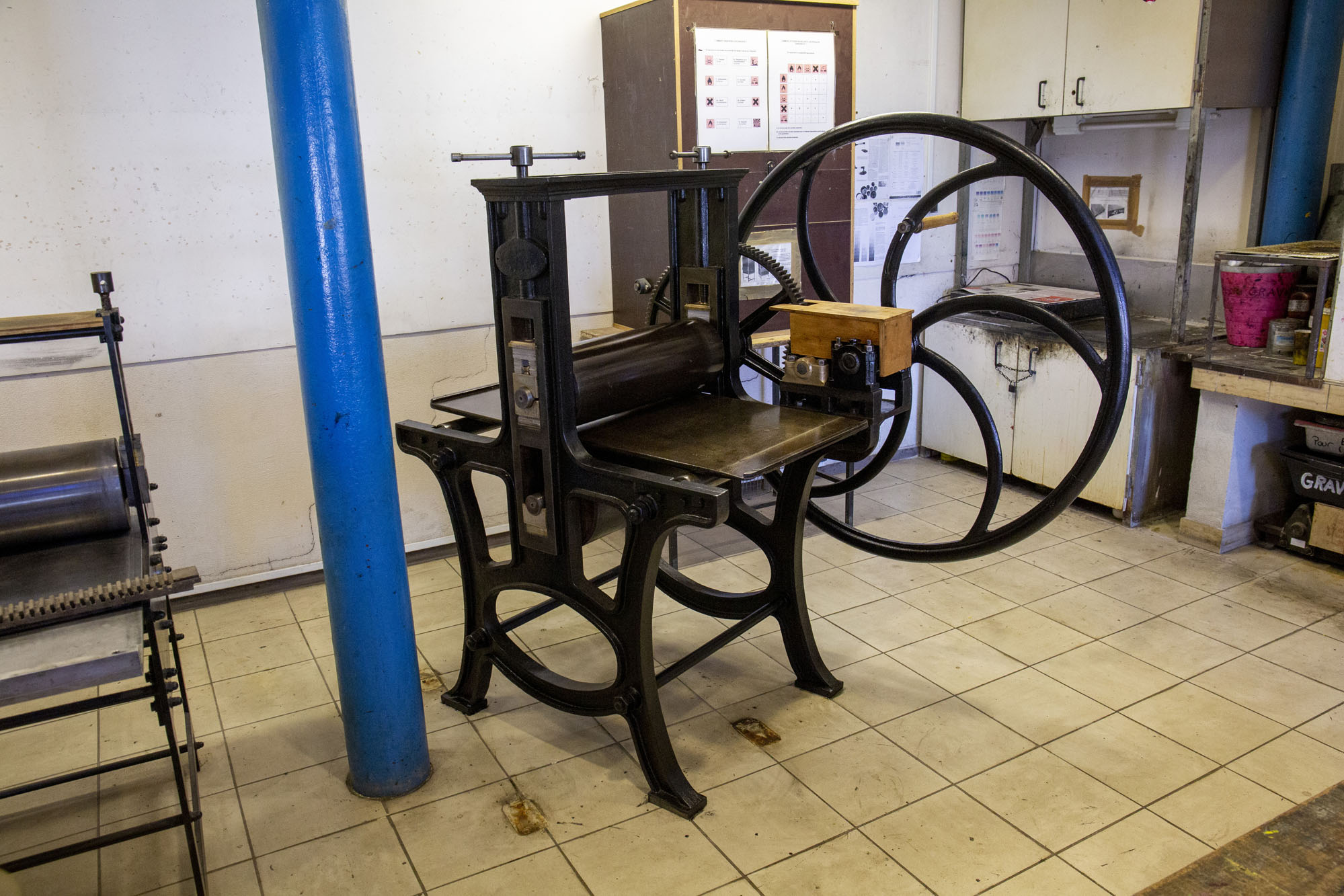 Les anciennes presses d'imprimerie de l'ESADTPM reprennent vie | Métropole  Toulon Provence Méditerranée