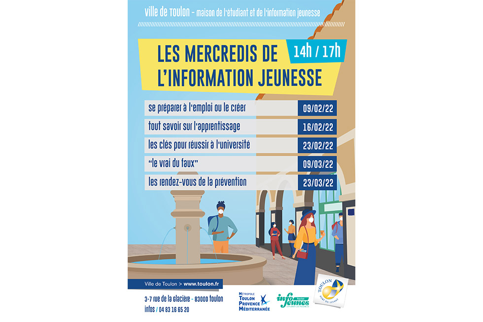 Les mercredis de l'information jeunesse | Métropole Toulon Provence  Méditerranée