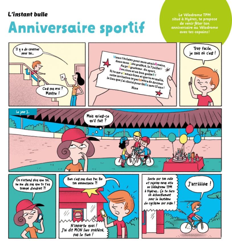 Minimag 27 - Anniversaire sportif au vélodrome TPM Minimag 27 - Anniversaire sportif au vélodrome TPM