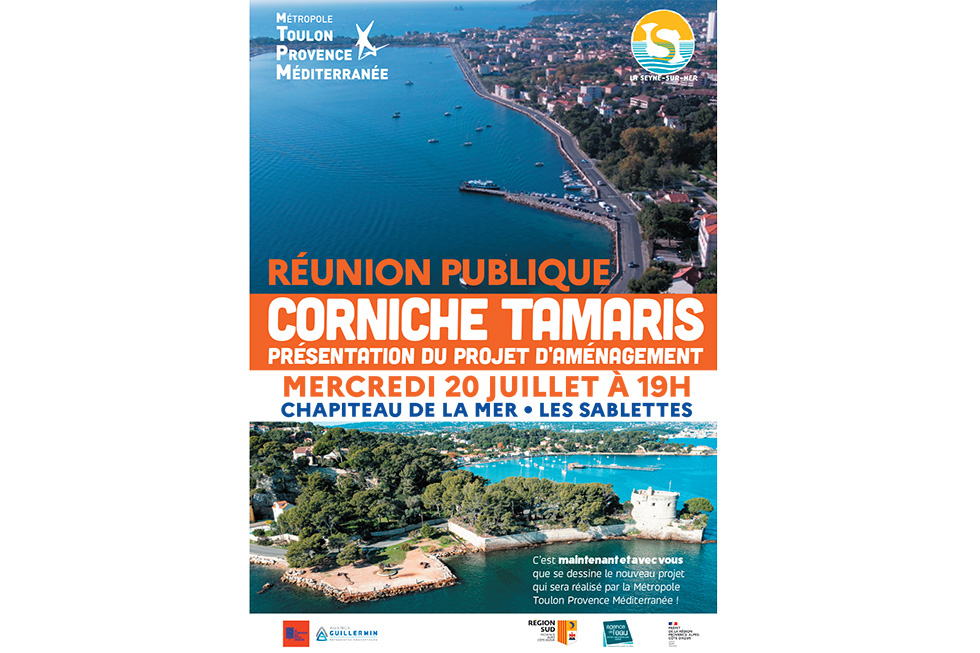 Réhabilitation de la corniche Tamaris | Métropole Toulon Provence  Méditerranée