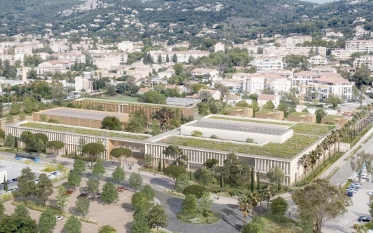 Plans du futur lycée du Golf Hôtel à Hyères
