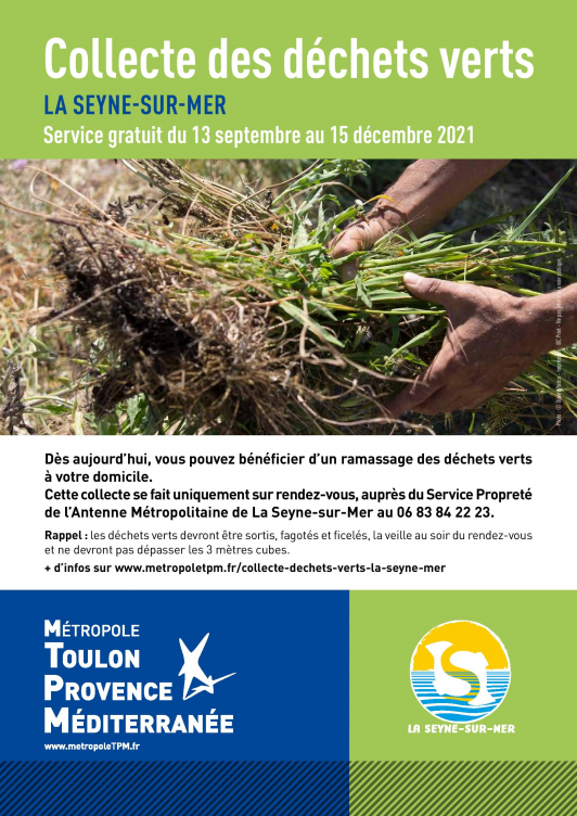 Collecte des déchets verts à domicile à La Seyne-sur-Mer | Métropole Toulon  Provence Méditerranée