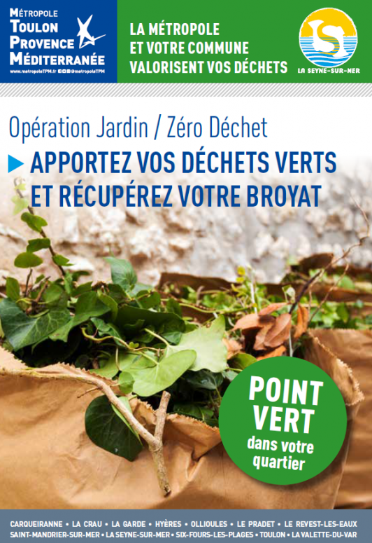Broyage de vos déchets verts - La Seyne-sur-Mer