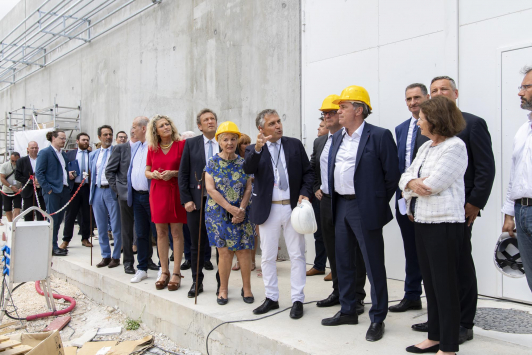 Inauguration des installations - électrification des quais de Toulon