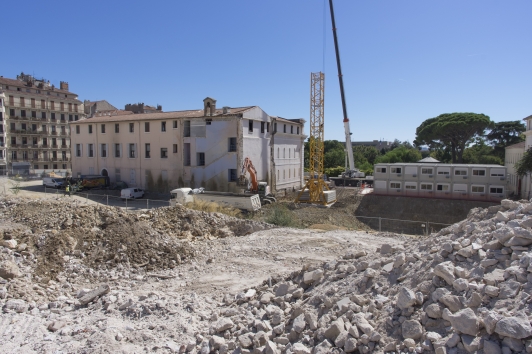 Les travaux continuent à Chalucet