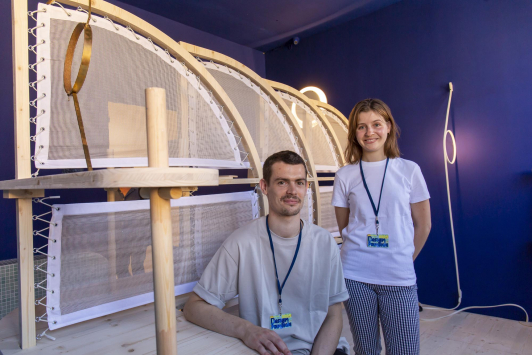 Guillaume Fabbri et Andrea Techer à l'Evêché - Finalistes Design Parade Toulon