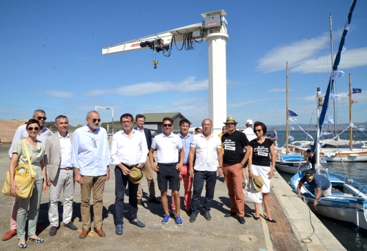 Inauguration travaux d'optimisation du plan d’eau - port du Brusc