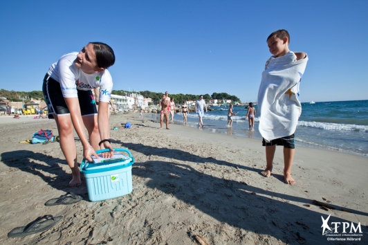 Prélèvement eaux de baignade