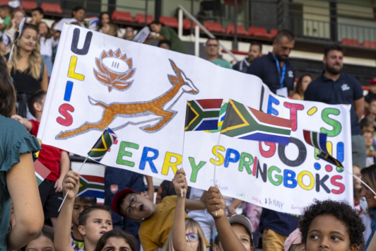 28 septembre 2023 - entrainement public des Sud-africains dans le cadre de la Coupe du Monde de Rugby 2023