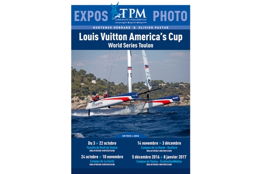 Exposition Louis Vuitton America's Cup World series Toulon - Hortense Hébrard et Olivier Pastor