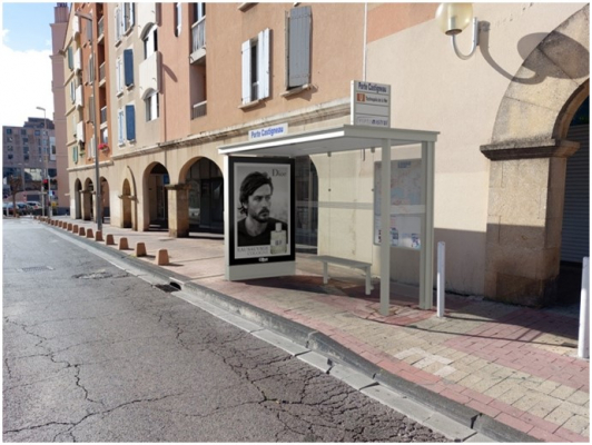 Nouveaux abris-bus Citys Media à Toulon 