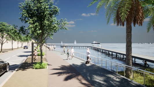 Projet rénovation Corniche Tamaris ©Agence GUILLERMIN - ATU