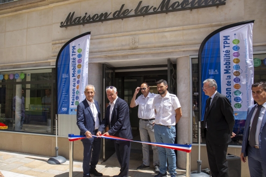 Inauguration de la Maison de la Mobilité TPM