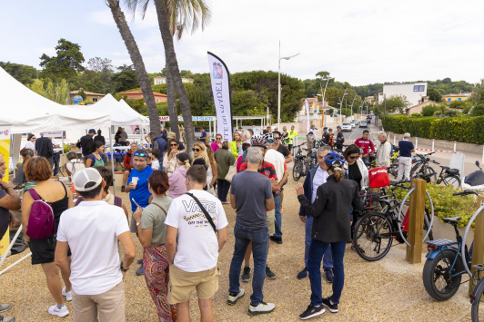 Inauguration - piste cyclable de la Garonne au Pradet