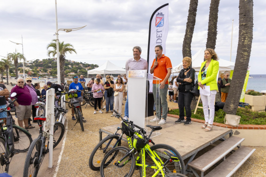 Inauguration - piste cyclable de la Garonne au Pradet