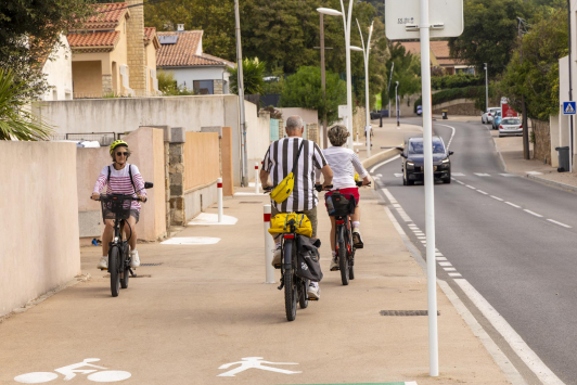 Inauguration - piste cyclable de la Garonne au Pradet