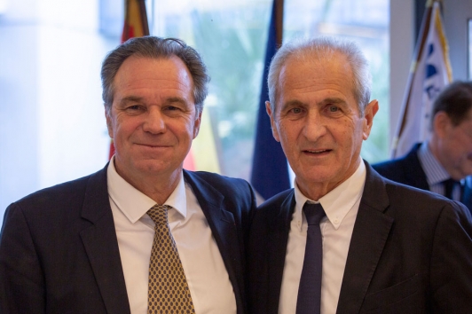 Renaud Muselier et Hubert Falco