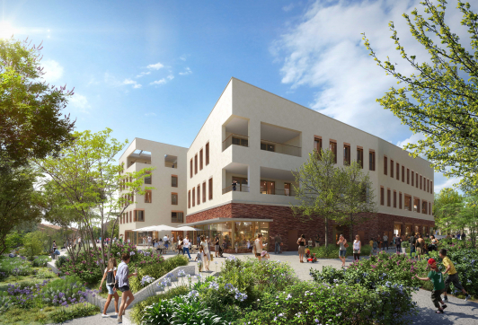 Grand projet urbain à Ollioules (c) Cabinet d'architecture Vezzoni & Associé