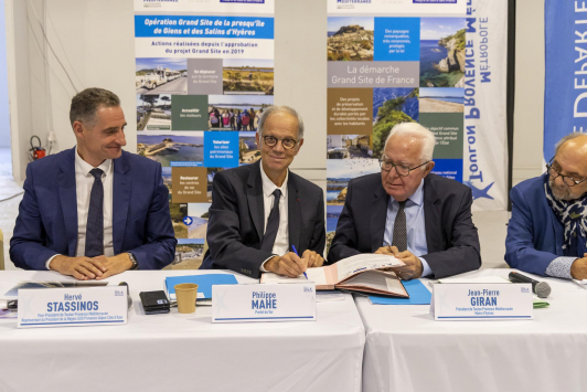 Signature de la convention de partenariat Grand Site