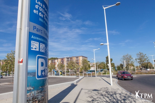 Parking relais des Portes d'Ollioules et de Toulon