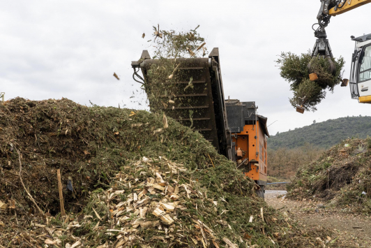 broyage des sapins et autres déchets verts