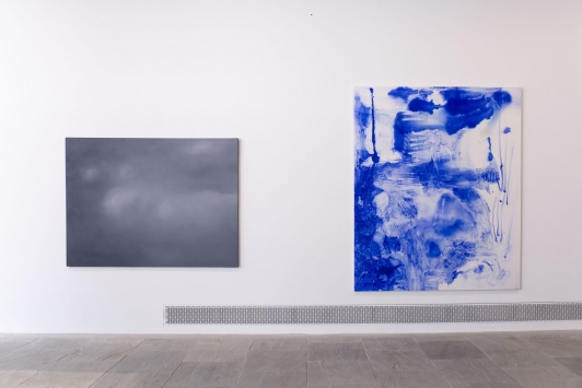Gerhard Richter - Wolken, 1969 et Sigmar Polke - Untitled, 1998