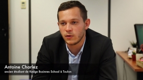 Antoine CHARLEZ, diplômé de Kedge Business School Toulon